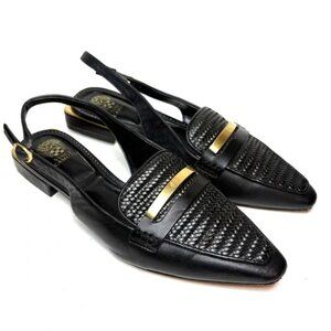 Vince Camuto Black Slingback Mules | 6.5/37